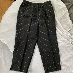 Talbots Petites capri slacks dress pants, black